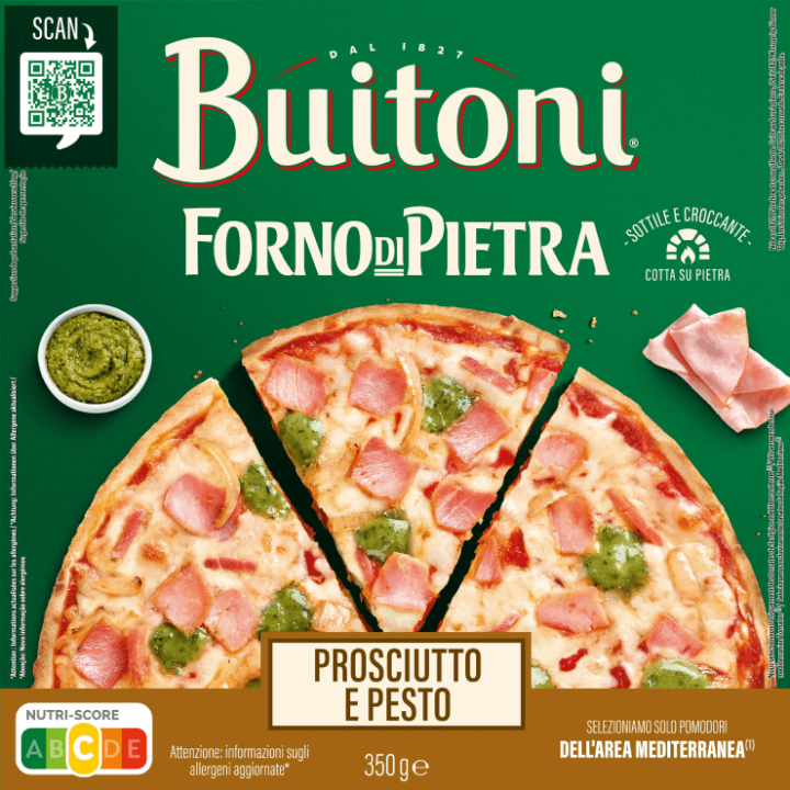 BUITONI FORNO DI PIETRA PROSCIUTTO E PESTO