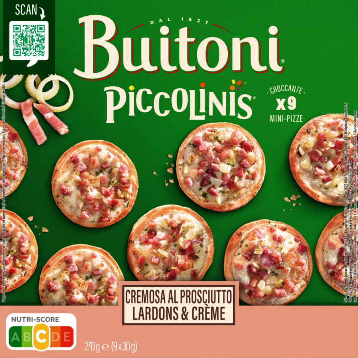 BUITONI PICCOLINIS CREMOSA AL PROSCIUTTO