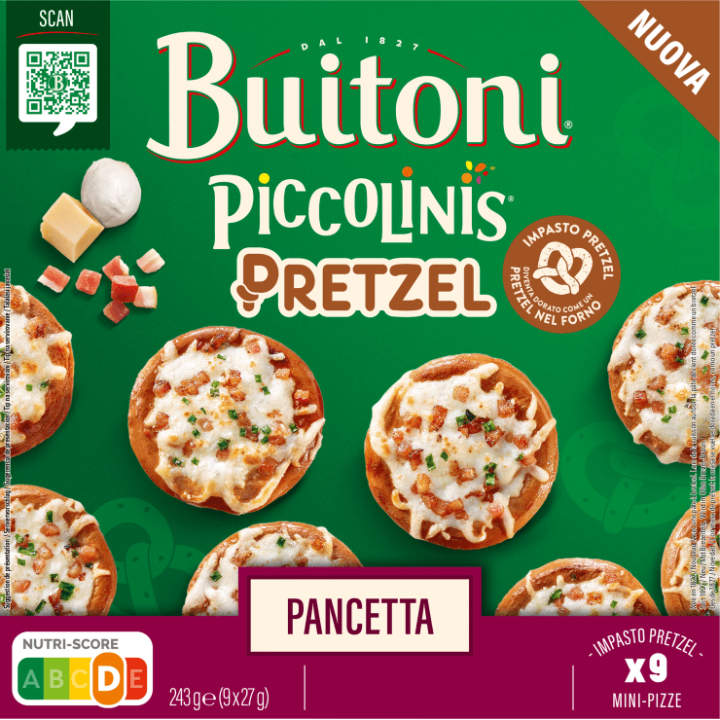 BUITONI PICCOLINIS PRETZEL PANCETTA