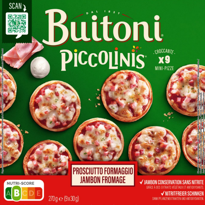 BUITONI PICCOLINIS PROSCIUTTO & FROMAGGIO